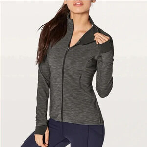 Lululemon Gait Keeper Jacket Heathered Black 6